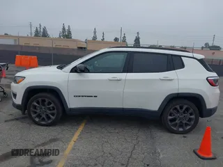 2021 Jeep Compass 80th Anniversary with VIN 3C4NJCEB4MT577055, listed as a IAAI auction lot 41847664 with 106,135 mi miles and . Bid and sale history available at carsss.com. Image 14.
