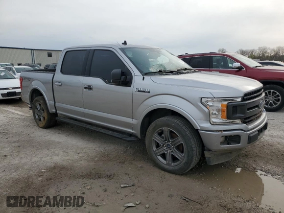 2020 Ford F-150 XL with VIN 1FTEW1EP6LFC32362, listed as a Copart auction lot 51294975 with 0 mi miles and Salvage Title. Bid and sale history available at carsss.com. Image 4.