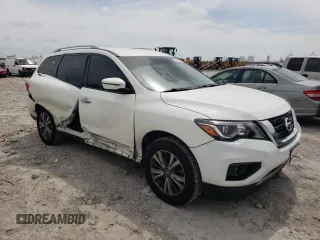 2019 Nissan Pathfinder SV z VIN 5N1DR2MN0KC620658, wystawiony jako Copart lot #55607245 z przebiegiem 114 049 mil mil oraz Szkoda całkowita • Salvage title. Historia ofert i sprzedaży dostępna na DreamBid. Obrazek 4.