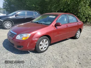 2007 Kia Spectra EX z VIN KNAFE121975376780, wystawiony jako Copart lot #60738525 z przebiegiem 78 148 mil mil oraz Szkoda całkowita • Salvage title. Historia ofert i sprzedaży dostępna na DreamBid. Obrazek 1.