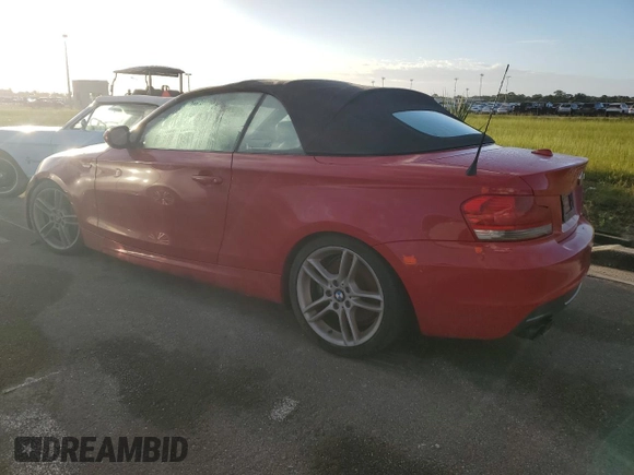 2010 BMW 1 Series 135i with VIN WBAUN9C59AVE94927, listed as a Copart auction lot 74030234 with Not Provided miles and Salvage Title. Bid and sale history available at carsss.com. Image 2.