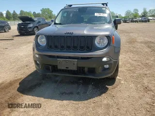 2017 Jeep Renegade Latitude with VIN ZACCJBBB2HPE66958, listed as a Copart auction lot 57961435 with 154,393 mi miles and Salvage title. Bid and sale history available at DreamBid. Image 13.