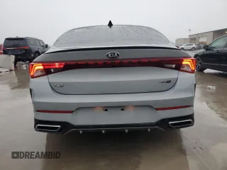 2021 Kia K5 GT-Line with VIN 5XXG64J20MG032116, listed as a Copart auction lot 43011215 with 91,407 mi miles and Salvage Title. Bid and sale history available at carsss.com. Image 6.