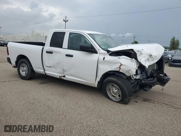 2022 Ram 1500 Tradesman with VIN 1C6RR7FG1NS239604, listed as a Copart auction lot 49132525 with 21,104 mi miles and Salvage title. Bid and sale history available at DreamBid. Image 4.