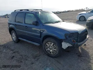 2006 Mercury Mariner Luxury with VIN 4M2CU57186DJ07953, listed as a IAAI auction lot 41756840 with 163,988 mi miles. Bid and sale history available at carsss.com. Image 1.