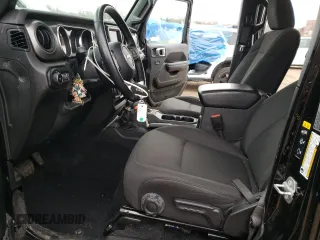 2022 Jeep Wrangler Unlimited Sport S with VIN 1C4HJXDGXNW242038, listed as a Copart auction lot 44771015 with 40,582 mi miles and Salvage Title. Bid and sale history available at DreamBid. Image 7.