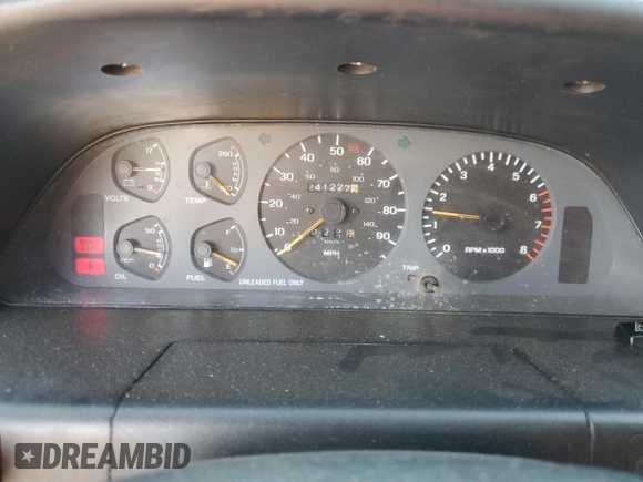 1990 Ford Probe GL z VIN 1ZVPT20CXL5212307, wystawiony jako Copart lot #54941994 z przebiegiem 241 227 mil mil oraz Szkoda całkowita • Salvage title. Historia ofert i sprzedaży dostępna na DreamBid. Obrazek 9.