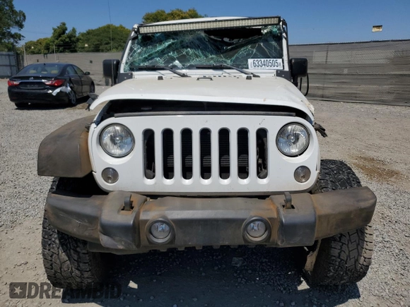 2016 Jeep Wrangler Unlimited Sport with VIN 1C4BJWDG0GL309976, listed as a Copart auction lot 63340505 with 66,714 mi miles and Salvage title. Bid and sale history available at DreamBid. Image 5.