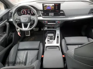 2023 Audi Q5 S line Premium Plus with VIN WA1EAAFY4P2183661, listed as a Copart auction lot 48610815 with 22,414 mi miles and Salvage Title. Bid and sale history available at carsss.com. Image 8.