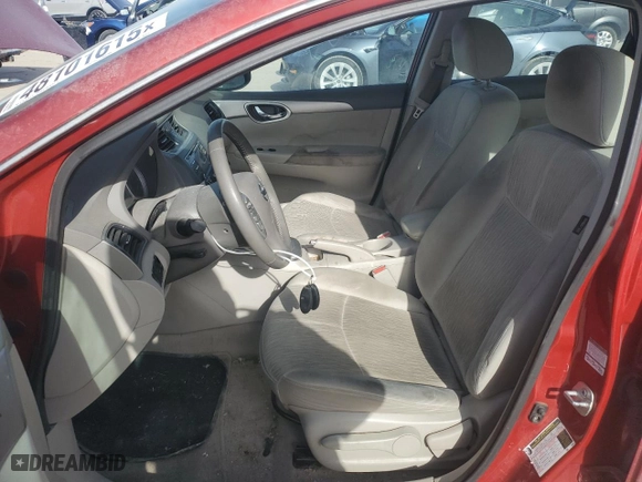 2014 Nissan Sentra SV with VIN 3N1AB7AP7EY303876, listed as a Copart auction lot 48101615 with 122,309 mi miles and Salvage Title. Bid and sale history available at carsss.com. Image 7.