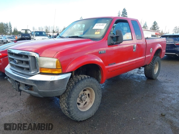 2001 Ford Super Duty F-250 XL with VIN 3FTNX21F91MA10993, listed as a IAAI auction lot 41701481 with 267,816 mi miles. Bid and sale history available at carsss.com. Image 2.