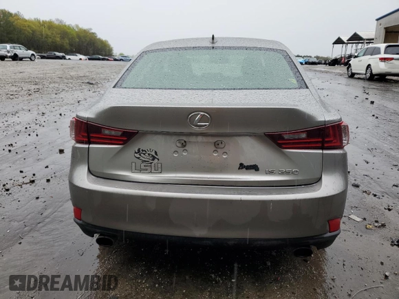 2014 Lexus IS 250 with VIN JTHBF1D28E5022507, listed as a Copart auction lot 50388715 with 170,941 mi miles and Salvage Title. Bid and sale history available at DreamBid. Image 6.