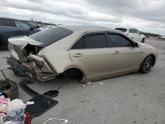 2007 Toyota Camry Hybrid with VIN 4T1BB46K67U001333, listed as a Copart auction lot 51981615 with 0 mi miles and Salvage Title. Bid and sale history available at carsss.com. Image 3.