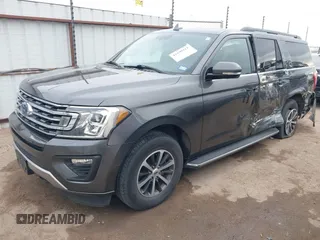 2018 Ford Expedition Max XLT with VIN 1FMJK1JT9JEA26626, listed as a IAAI auction lot 41199211 with 146,579 mi miles and . Bid and sale history available at DreamBid. Image 2.
