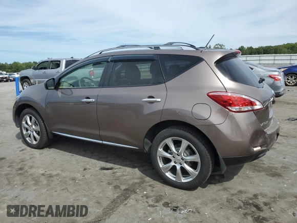 2014 Nissan Murano LE with VIN JN8AZ1MW8EW522351, listed as a Copart auction lot 70179194 with 134,683 mi miles and Salvage Title. Bid and sale history available at carsss.com. Image 2.
