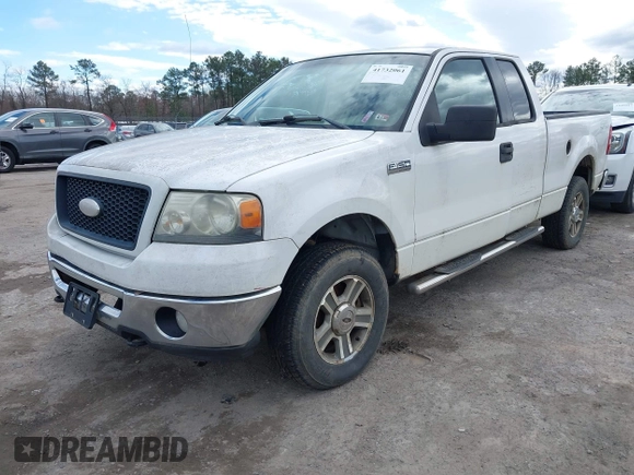 2006 Ford F-150 STX with VIN 1FTRX14W16NA34273, listed as a IAAI auction lot 41732061 with 1 mi miles. Bid and sale history available at carsss.com. Image 2.