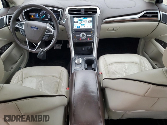 2017 Ford Fusion Titanium with VIN 3FA6P0K92HR290860, listed as a Copart auction lot 52030785 with 100,349 mi miles and Salvage Title. Bid and sale history available at carsss.com. Image 8.