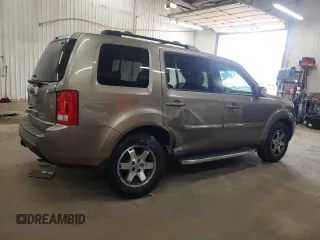 2009 Honda Pilot Touring with VIN 5FNYF48929B039960, listed as a Copart auction lot 53284655 with 153,345 mi miles and Salvage Title. Bid and sale history available at carsss.com. Image 3.