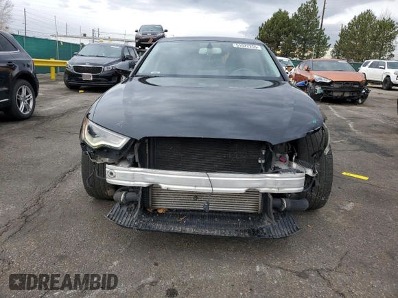 2013 Audi A6 2.0T Premium Plus with VIN WAUGFAFC1DN055728, listed as a Copart auction lot 51022255 with 97,113 mi miles and Salvage Title. Bid and sale history available at carsss.com. Image 5.