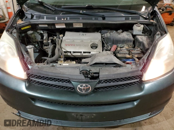 2005 Toyota Sienna LE with VIN 5TDBA23C05S054345, listed as a Copart auction lot 49005455 with 218,508 mi miles and Clean Title. Bid and sale history available at carsss.com. Image 12.