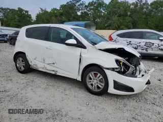 2016 Chevrolet Sonic LS with VIN 1G1JA6SH3G4167472, listed as a Copart auction lot 53457405 with 45,221 mi miles and Salvage title. Bid and sale history available at DreamBid. Image 4.