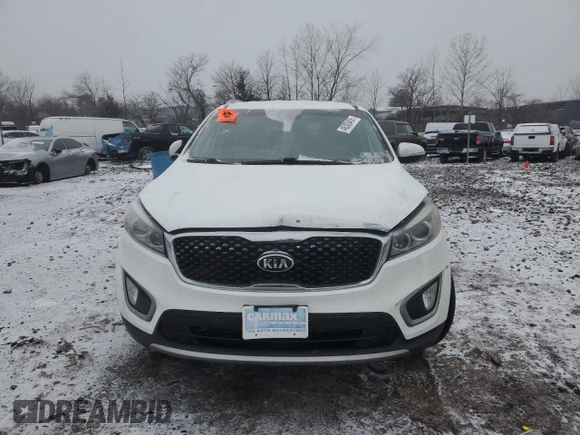 2016 Kia Sorento EX with VIN 5XYPHDA16GG037080, listed as a Copart auction lot 46309455 with 0 mi miles and Salvage Title. Bid and sale history available at carsss.com. Image 5.