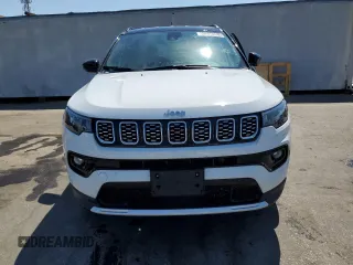 2025 Jeep Compass Limited z VIN 3C4NJDCN6ST525944, wystawiony jako Copart lot #65238385 z przebiegiem 18 480 mil mil oraz Czysty tytuł • Clean title. Historia ofert i sprzedaży dostępna na DreamBid. Obrazek 5.