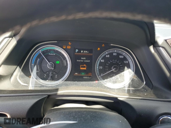 2023 Hyundai Sonata SEL with VIN KMHL34JJ0PA065109, listed as a Copart auction lot 54348345 with 40,833 mi miles and Salvage Title. Bid and sale history available at DreamBid. Image 9.