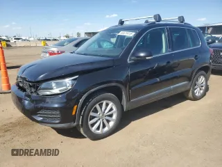 2017 Volkswagen Tiguan Wolfsburg Edition with VIN WVGRV7AX3HK005878, listed as a Copart auction lot 56674415 with 71,512 mi miles and Salvage title. Bid and sale history available at DreamBid. Image 1.