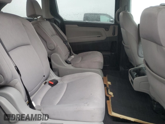 2018 Honda Odyssey EX with VIN 5FNRL6H50JB047999, listed as a Copart auction lot 57819495 with 121,295 mi miles and Salvage title. Bid and sale history available at DreamBid. Image 11.