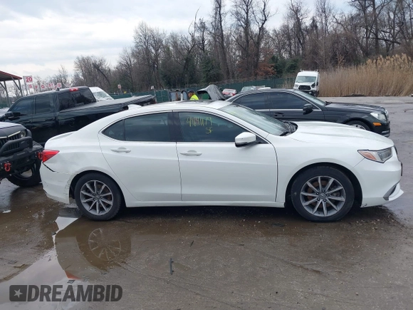 2018 Acura TLX Technology with VIN 19UUB1F57JA002314, listed as a IAAI auction lot 41641179 with 125,418 mi miles and . Bid and sale history available at carsss.com. Image 13.