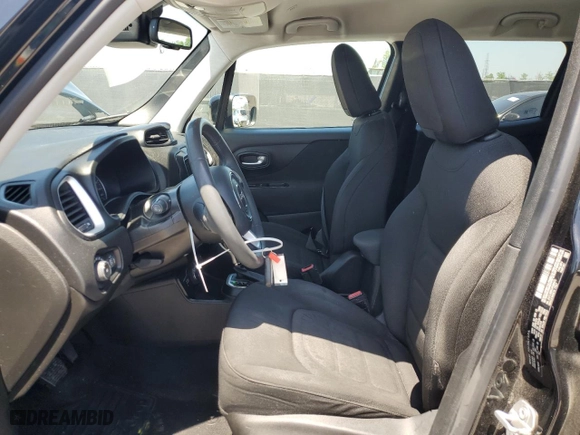2018 Jeep Renegade Latitude with VIN ZACCJBBB3JPG90472, listed as a Copart auction lot 52718025 with 87,743 mi miles and Salvage Title. Bid and sale history available at carsss.com. Image 7.