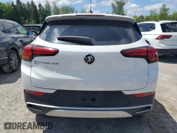 2021 Buick Encore GX Preferred z VIN KL4MMCSL8MB174725, wystawiony jako Copart lot #57096485 z przebiegiem 51 071 mil mil oraz Szkoda całkowita • Salvage title. Historia ofert i sprzedaży dostępna na DreamBid. Obrazek 6.