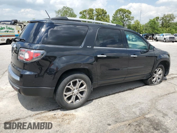 2013 GMC Acadia SLT z VIN 1GKKRRKDXDJ193040, wystawiony jako Copart lot #57089735 z przebiegiem 129 875 mil mil oraz Szkoda całkowita • Salvage title. Historia ofert i sprzedaży dostępna na DreamBid. Obrazek 3.