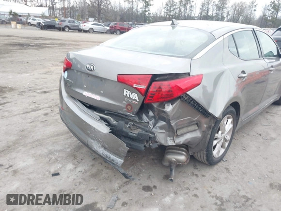 2013 Kia Optima EX with VIN 5XXGN4A75DG185427, listed as a IAAI auction lot 41403385 with 90,015 mi miles. Bid and sale history available at carsss.com. Image 6.