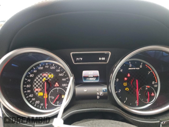 2019 Mercedes-Benz GLE 43 AMG with VIN 4JGED6EB7KA153944, listed as a Copart auction lot 50173945 with 118,802 mi miles and Salvage title. Bid and sale history available at DreamBid. Image 9.