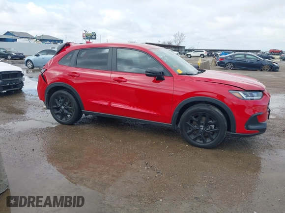 2023 Honda HR-V Sport with VIN 3CZRZ1H57PM706225, listed as a IAAI auction lot 41573896 with 34,011 mi miles. Bid and sale history available at carsss.com. Image 14.