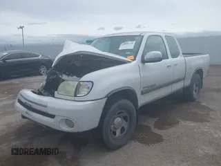 2003 Toyota Tundra SR5 with VIN 5TBRT34143S419949, listed as a IAAI auction lot 41906218 with 240,524 mi miles and . Bid and sale history available at carsss.com. Image 2.