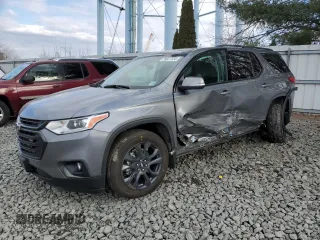 2021 Chevrolet Traverse RS with VIN 1GNEVJKW9MJ132972, listed as a Copart auction lot 39927333 with 24,497 mi miles. Bid and sale history available at carsss.com. Image 1.