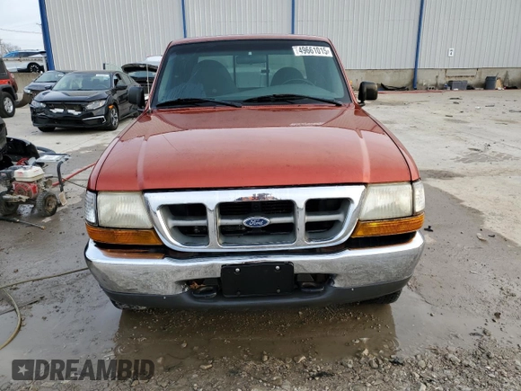 1999 Ford Ranger XL with VIN 1FTZR15V0XTA32494, listed as a Copart auction lot 49661015 with 344,858 mi miles and Non Repairable. Bid and sale history available at carsss.com. Image 5.