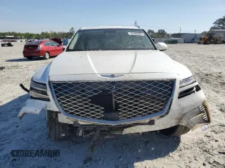 2023 Genesis GV80 with VIN KMUHCESC7PU110011, listed as a Copart auction lot 53480885 with 8,542 mi miles and Salvage title. Bid and sale history available at DreamBid. Image 5.