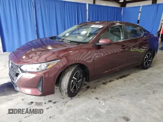 2024 Nissan Sentra SV z VIN 3N1AB8CV7RY272961, wystawiony jako Copart lot #58781975 z przebiegiem 23 275 mil mil oraz Szkoda całkowita • Salvage title. Historia ofert i sprzedaży dostępna na DreamBid. Obrazek 1.