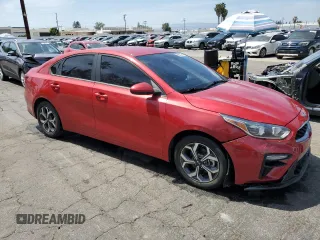 2021 Kia Forte LXS with VIN 3KPF24AD7ME324914, listed as a Copart auction lot 57499395 with 44,573 mi miles and Salvage title. Bid and sale history available at DreamBid. Image 4.
