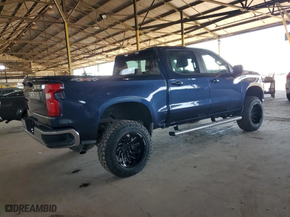 2019 Chevrolet Silverado 1500 LT with VIN 1GCPYDEK9KZ253373, listed as a Copart auction lot 53658995 with 7,606 mi miles and Clean Title. Bid and sale history available at carsss.com. Image 3.