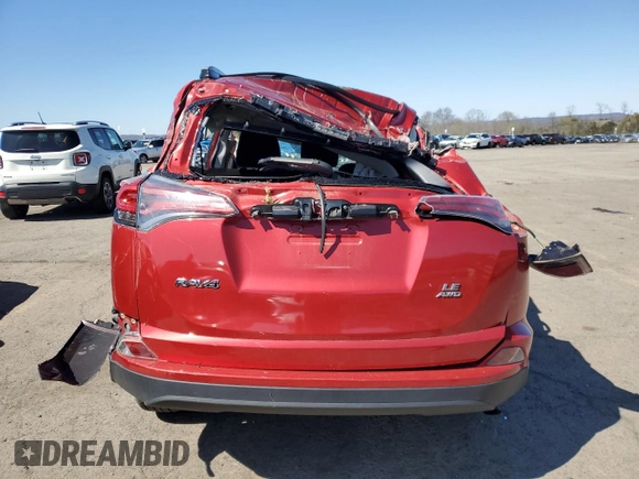 2017 Toyota RAV4 LE with VIN JTMBFREV9HJ109109, listed as a Copart auction lot 52562515 with Not Provided miles and Salvage Title. Bid and sale history available at carsss.com. Image 6.