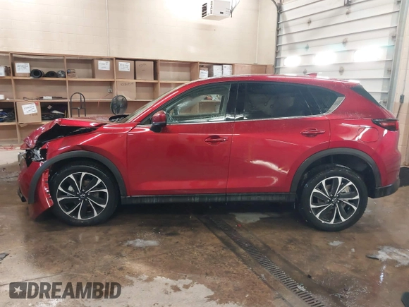 2023 Mazda CX-5 2.5 S Premium Plus Package with VIN JM3KFBEM5P0231069, listed as a IAAI auction lot 41489350 with 46,292 mi miles. Bid and sale history available at carsss.com. Image 15.