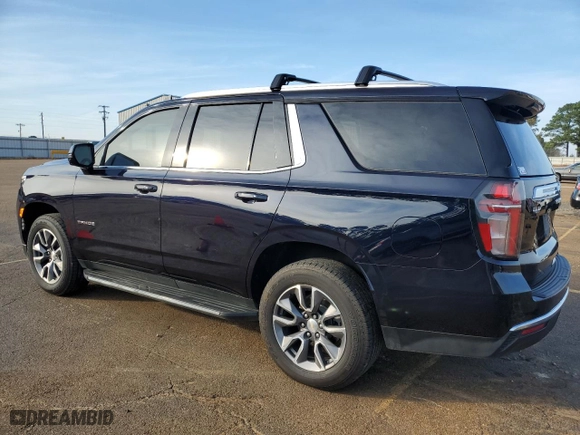 2022 Chevrolet Tahoe LT with VIN 1GNSCNKD3NR365179, listed as a Copart auction lot 82892144 with 53,447 mi miles and Salvage Title. Bid and sale history available at carsss.com. Image 2.