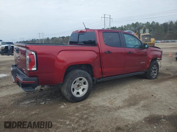 2021 GMC Canyon 4WD AT4 w/Leather with VIN 1GTG6FEN2M1224875, listed as a Copart auction lot 45553885 with 81,495 mi miles and Salvage Title. Bid and sale history available at carsss.com. Image 3.