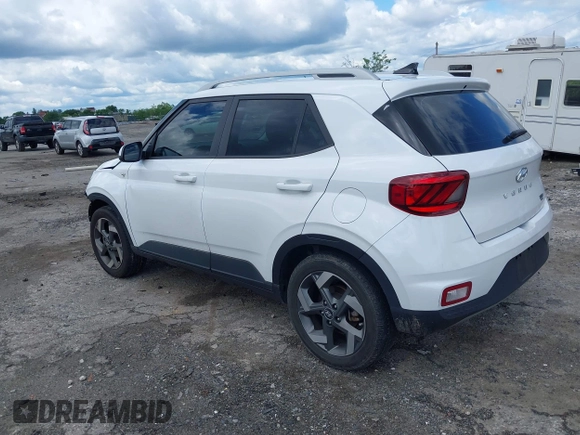 2022 Hyundai Venue SEL with VIN KMHRC8A35NU158934, listed as a IAAI auction lot 42300968 with 31,244 mi miles and . Bid and sale history available at DreamBid. Image 3.