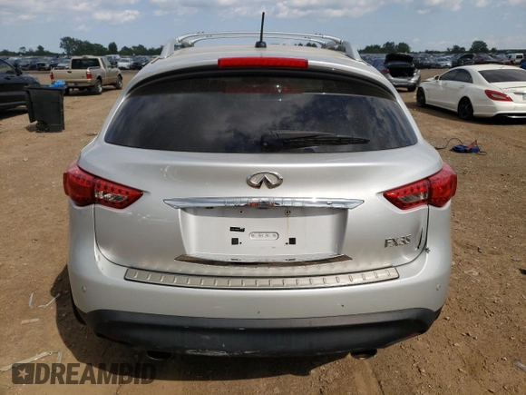 2011 Infiniti FX35 with VIN JN8AS1MW5BM140225, listed as a Copart auction lot 67499044 with 0 mi miles and Salvage Title. Bid and sale history available at carsss.com. Image 6.